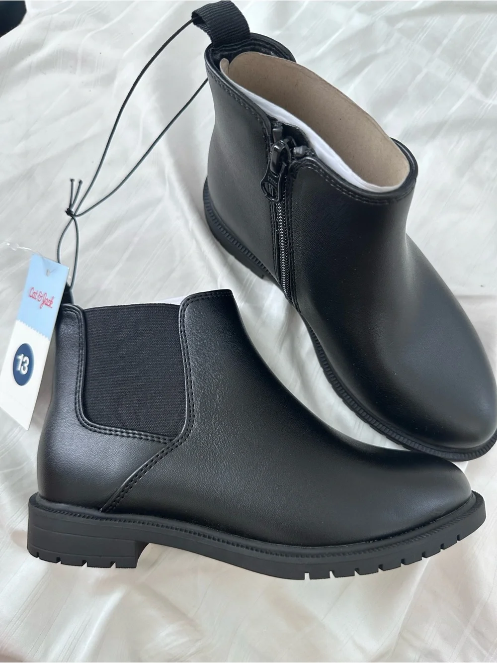 NWT kids 13 black boots